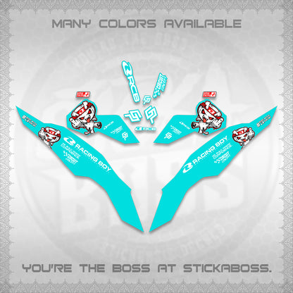 CLICK V3 DECALS (2026 RACE ZOMBIE DESIGN)STICKER DECALS By STICKABOSS