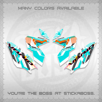 CLICK 125 V3 VARIO FOR WHITE DECALS (2026 STREET STYLE EDITION) STICKER DECALS By STICKABOSS