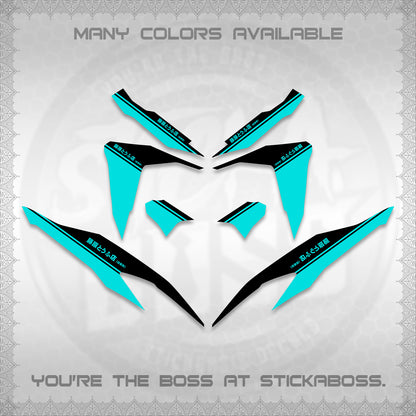 CLICK V2 DECALS (TRUENO STYLE DESIGN) STICKER KITS BY STICKABOSS