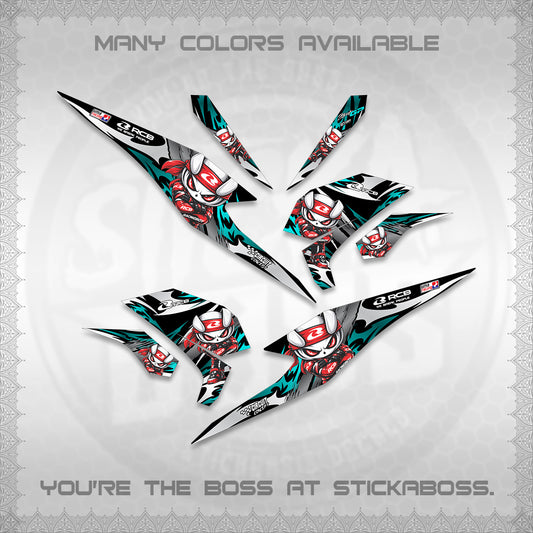 BEAT FI V3 DECALS (2026 NEW RCB 2.0 DESIGN) STICKER KITS BY STICKABOSS