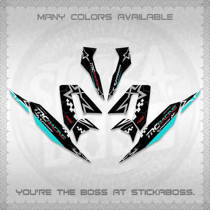 CLICK V4 DECALS (2026 TRC RACING DESIGN)STICKER DECALS By STICKABOSS
