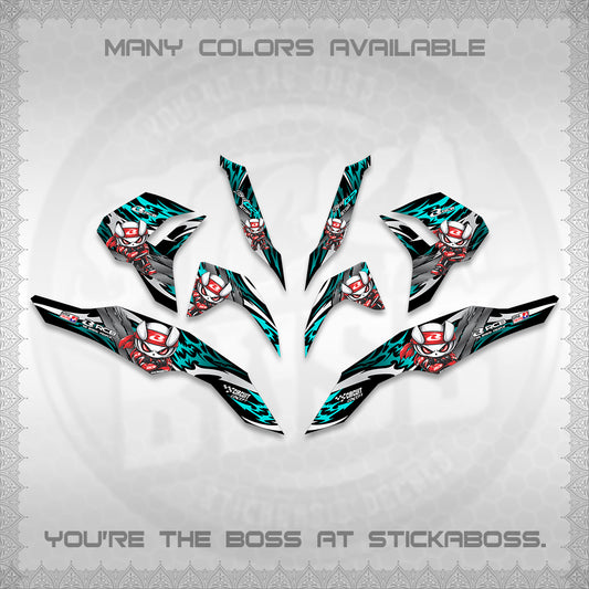 CLICK 125 V3 DECALS (2026 NEW RCB 2.0 DESIGN) STICKER KITS BY STICKABOSS