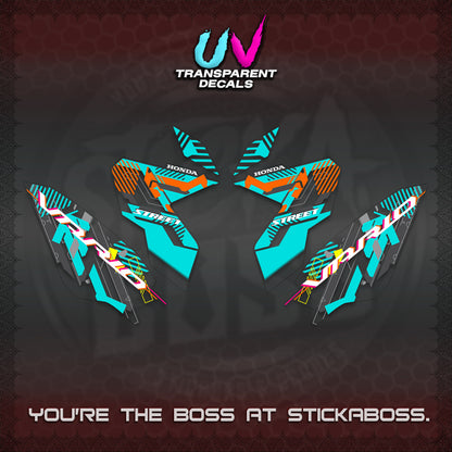 CLICK 125 V3 VARIO UV TRANSPARENT DECALS (2026 STREET STYLE EDITION) STICKER DECALS By STICKABOSS