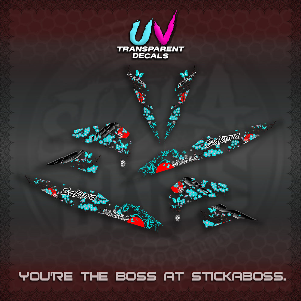 BEAT V2 UV TRANSPARENT INDO DECALS (2026 SAKURA NEW STYLE)STICKER DECALS By STICKABOSS