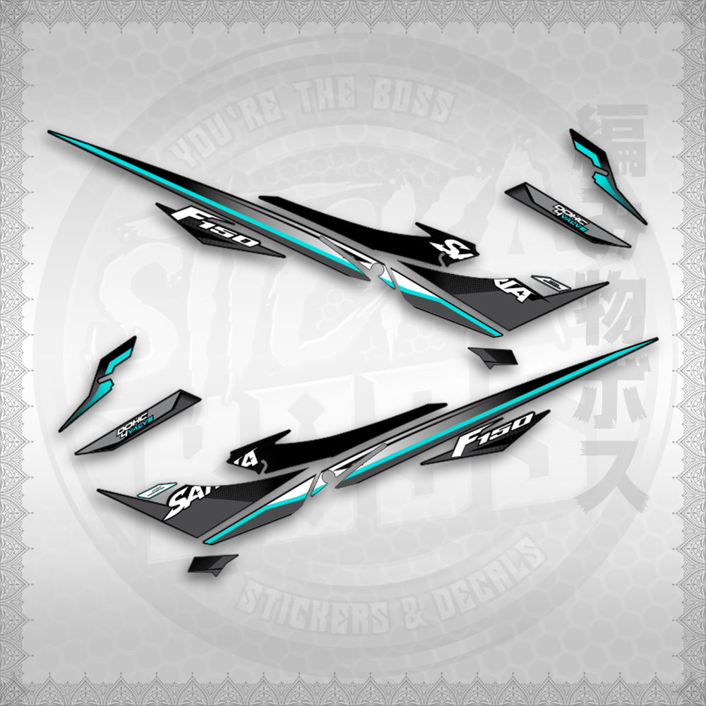 STICKER DECALS for RAIDER 150 REBORN CARB(RRCSATHDE)By STICKABOSS(SOFIE LAMINATED WATERPROOF)