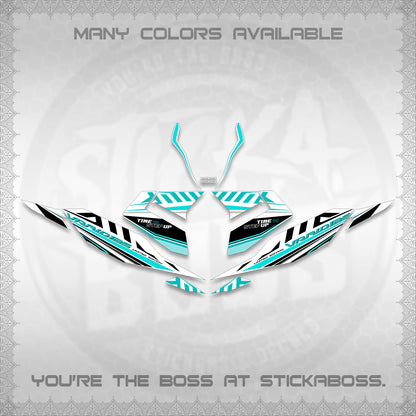CLICK 125 V4 VARIO FOR WHITE DECALS (2026 VR0007 DESIGN) STICKER KITS By STICKABOSS