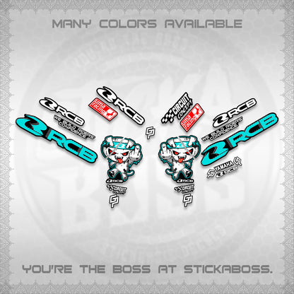 AEROX V2 DECALS (2026 RACE ZOMBIE DESIGN) STICKER DECALS By STICKABOSS