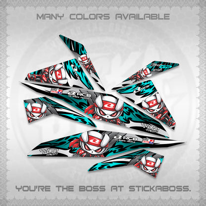 BEAT FI V1 DECALS (2026 NEW RCB 2.0 DESIGN) STICKER KITS BY STICKABOSS
