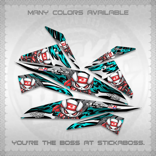 BEAT FI V1 DECALS (2026 NEW RCB 2.0 DESIGN) STICKER KITS BY STICKABOSS