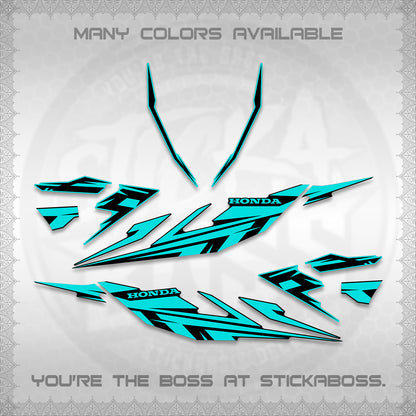 CLICK 125 V4 DECALS (2026 MINIMAL 001 DESIGN) STICKER DECALS By STICKABOSS