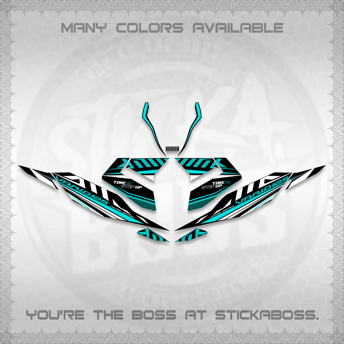 CLICK 125 V4 VARIO DECALS (2026 VR0007 DESIGN) STICKER KITS By STICKABOSS