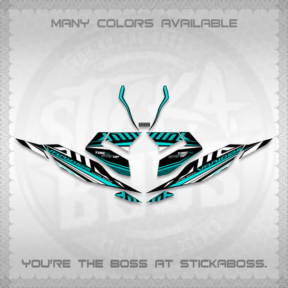 CLICK 125 V4 VARIO DECALS (2026 VR0007 DESIGN) STICKER KITS By STICKABOSS