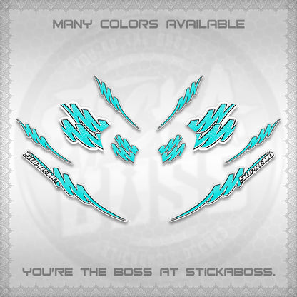 ADV 160 STRIPING FOR WHITE  (1 TONE PUTREA VIRDIAN)STICKER DECALS By STICKABOSS