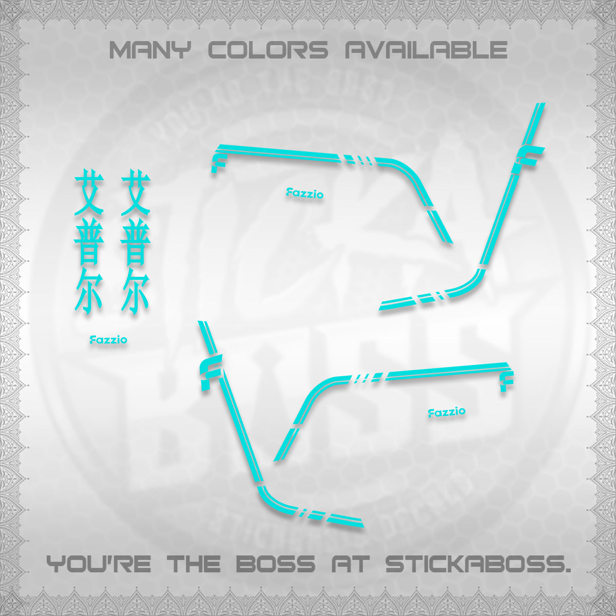 FAZZIO DECALS (2026 JAPAN LINES) STICKER KITS BY STICKABOSS