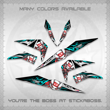 BEAT FI V2 DECALS (2026 NEW RCB 2.0 DESIGN) STICKER KITS BY STICKABOSS
