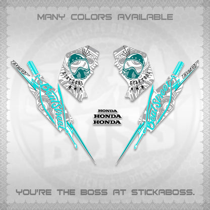 BEAT FI V2 FOR WHITE DECALS (2026 BEATSTREET DESIGN) STICKER KITS BY STICKABOSS