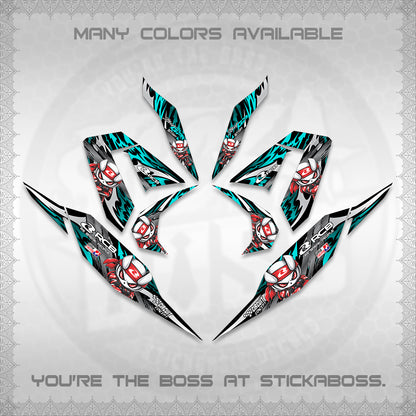 CLICK 125 V4 DECALS (2026 NEW RCB 2.0 DESIGN) STICKER KITS BY STICKABOSS