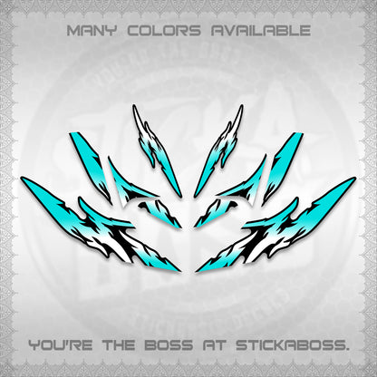 CLICK 125 V4 VARIO DECALS (2026 TAMIYA-STYLE RACING DESIGN) STICKER KITS By STICKABOSS