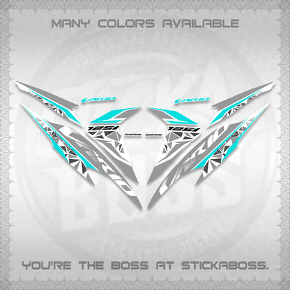 CLICK 125 V2 VARIO FOR WHITE DECALS (2018–2022 STYLE DESIGN) STICKER DECALS BY STICKABOSS