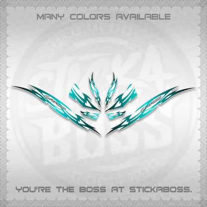 CLICK 125 V3 INDO VARIO FOR WHITE DECALS (2026 NUSANTARA STRIPING) STICKER DECALS By STICKABOSS