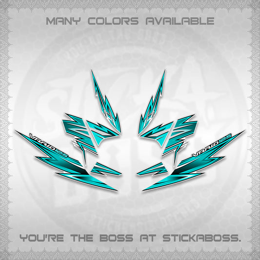 CLICK 125 V4 INDO VARIO FOR WHITE DECALS (2026 VANDOREN STYLE) STICKER DECALS By STICKABOSS