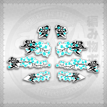 STICKER DECALS for NMAX V3 TURBO INDO FOR WHITE (NV3FWSAXFL) By STICKABOSS (SOFIE LAMINATED WATERPROOF)