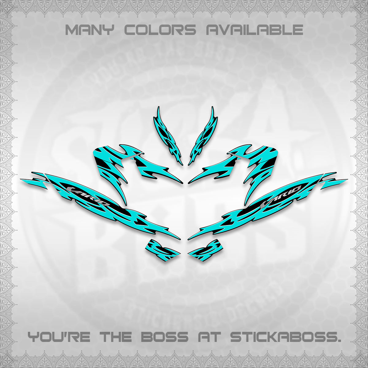 CLICK 125 V4 INDO VARIO DECALS (2026 NUSANTARA STRIPING) STICKER DECALS By STICKABOSS