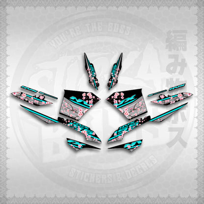 STICKER DECALS for AEROX V3 ALPHA TURBO INDO-MALAYSIAN (AV3SAIN) By STICKABOSS (SOFIE LAMINATED WATERPROOF)