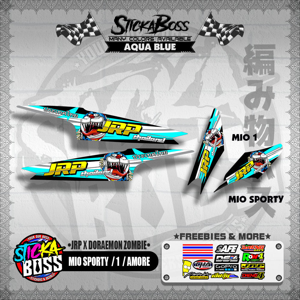 MIO SPORTY / 1 / AMORE DECALS ( JRP X DORAEMON ZOMBIE )【WITH FREEBIES】
