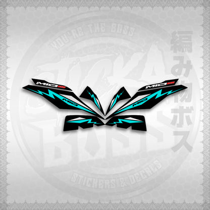STICKER DECALS for MIO I 125 M3 INDO (MIIMOA4) By STICKABOSS (SOFIE LAMINATED WATERPROOF)