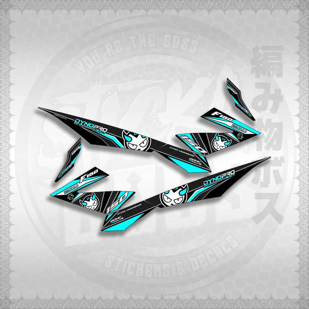 STICKER DECALS for RAIDER 150 FI (RFISADYPRF1) By STICKABOSS (SOFIE LAMINATED WATERPROOF)