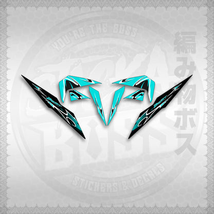 STICKER DECALS for BEAT FI V2 (BV225LENEMOHO) By STICKABOSS (SOFIE LAMINATED WATERPROOF)