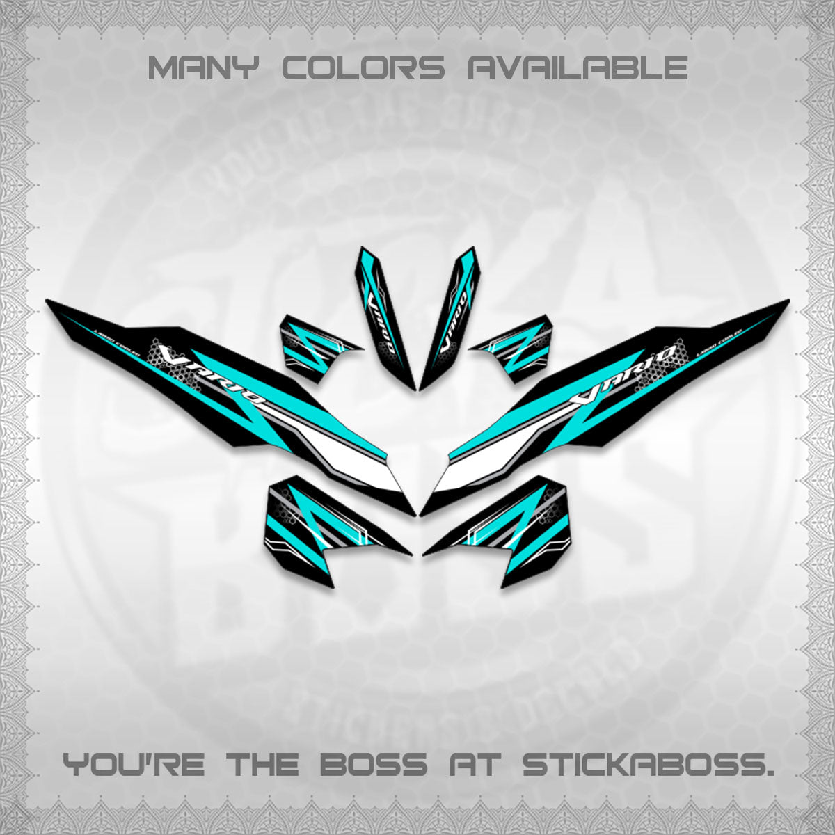 CLICK 125 V3 INDO-MALAY VARIO DECALS (2026 CODE1 DESIGN)STICKER DECALS By STICKABOSS
