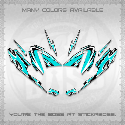 CLICK 125 V4 VARIO STRIPING DECALS (2026 NEW LED DESIGN) STICKER DECALS By STICKABOSS
