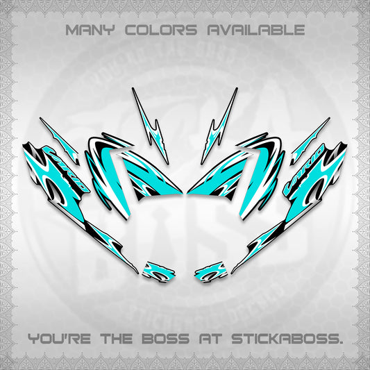 CLICK 125 V4 VARIO STRIPING DECALS (2026 NEW LED DESIGN) STICKER DECALS By STICKABOSS