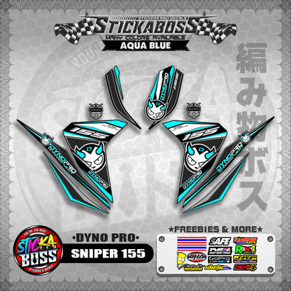 SNIPER 155 STICKER DECALS ( DYNO PRO )【WITH FREEBIES】