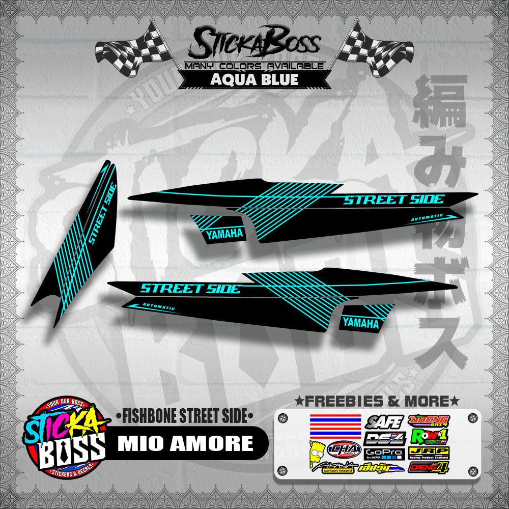 MIO AMORE DECALS ( FISHBONE STREET SIDE )【WITH FREEBIES】