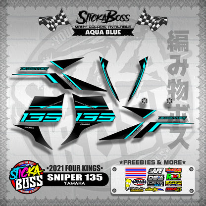 SNIPER 135 DECALS ( 2021 FOUR KINGS )【WITH FREEBIES】