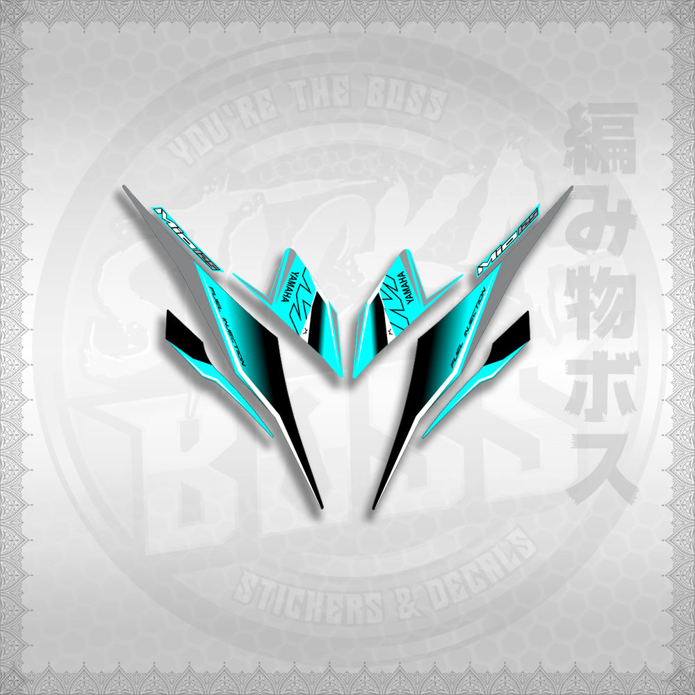 STICKER DECALS for MIO I 125 M3 (MIISTMO) By STICKABOSS (SOFIE LAMINATED WATERPROOF)