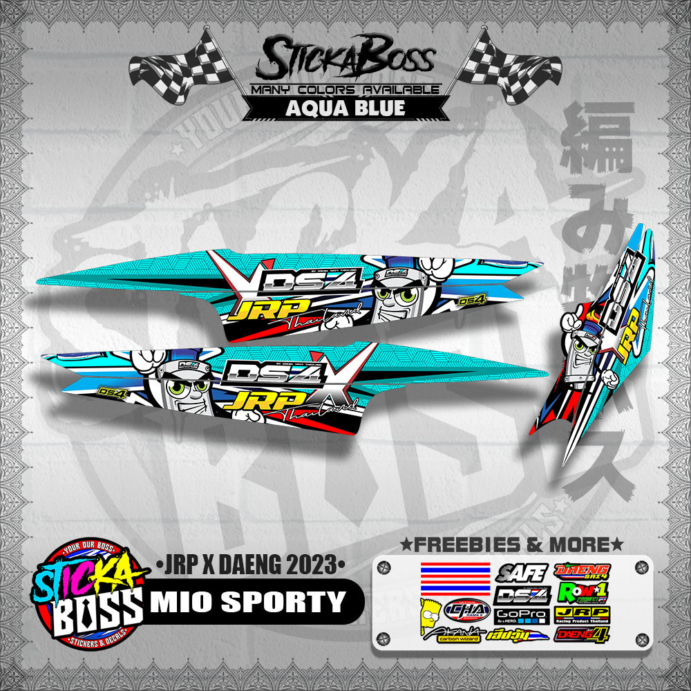 MIO SPORTY DECALS ( DAENG X JRP 2023 )【WITH FREEBIES】