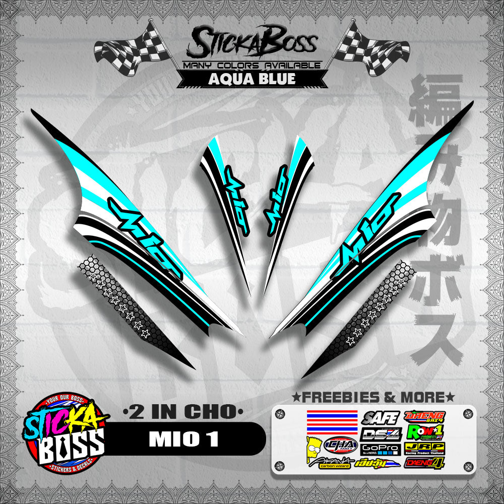 MIO 1 DECALS ( 2 IN CHO )【WITH FREEBIES】
