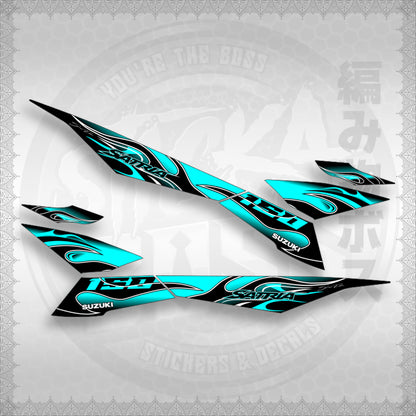 RAIDER 150 FI MALAY CONCEPT ( SATRIA 0001 FIRE V3 ) STICKER DECALS By STICKABOSS