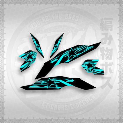 STICKER DECALS for CLICK V3 (CV3VRSTST) By STICKABOSS (SOFIE LAMINATED WATERPROOF)