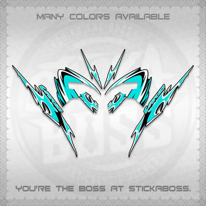 CLICK 125 V3 VARIO STRIPING DECALS (2026 NEW LED DESIGN) STICKER KITS By STICKABOSS