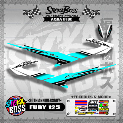 FURY 125 DECALS ( 30TH ANNIVERSARY )【WITH FREEBIES】