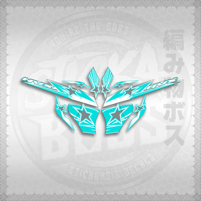 STICKER DECALS for AEROX 155 V2 FOR WHITE (AV220STAP) By STICKABOSS (SOFIE LAMINATED WATERPROOF)