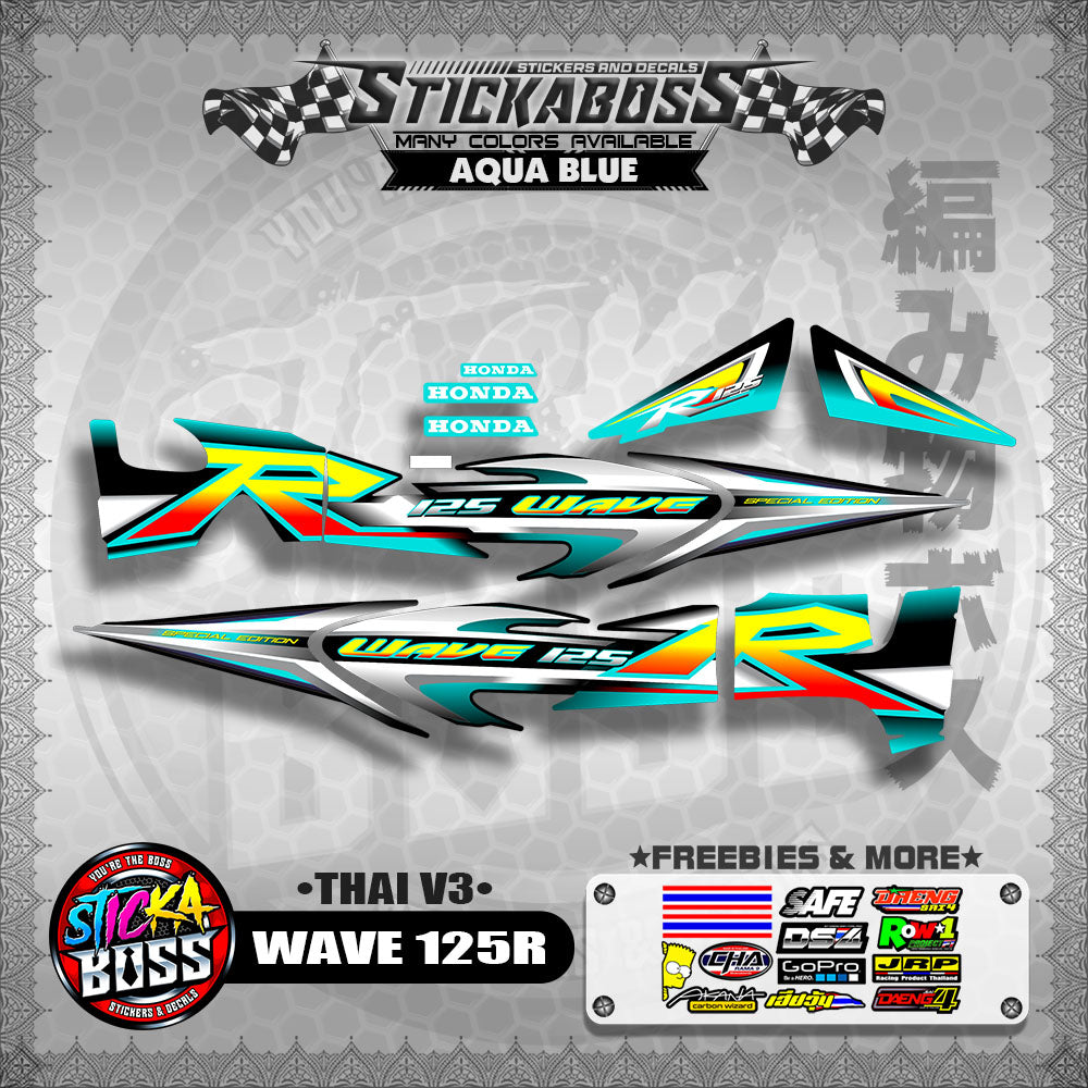 HONDA WAVE 125 R ( THAI V3 ) 【WITH FREEBIES】