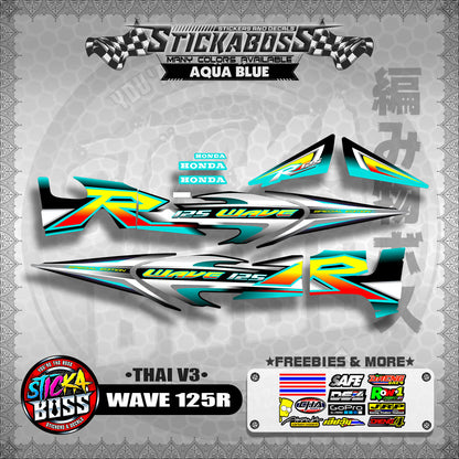 HONDA WAVE 125 R ( THAI V3 ) 【WITH FREEBIES】