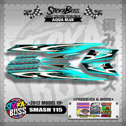 SMASH 115 DECALS ( 2012 MODEL 19 )【WITH FREEBIES】