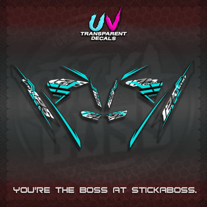 CLICK V2 VARIO UV TRANSPARENT DECALS (2026 SHARP LINES 01)STICKER DECALS By STICKABOSS